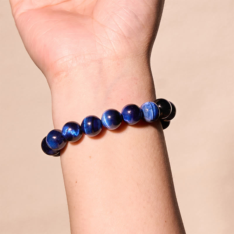 Wear FengShui Blue Tiger Eye Protection Bracelet