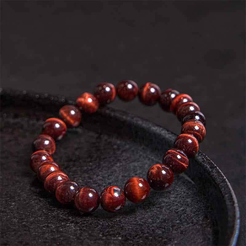 Wear FengShui Natural Tiger Eye Healing Bead Bracelet