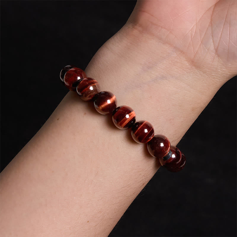Wear FengShui Natural Tiger Eye Healing Bead Bracelet