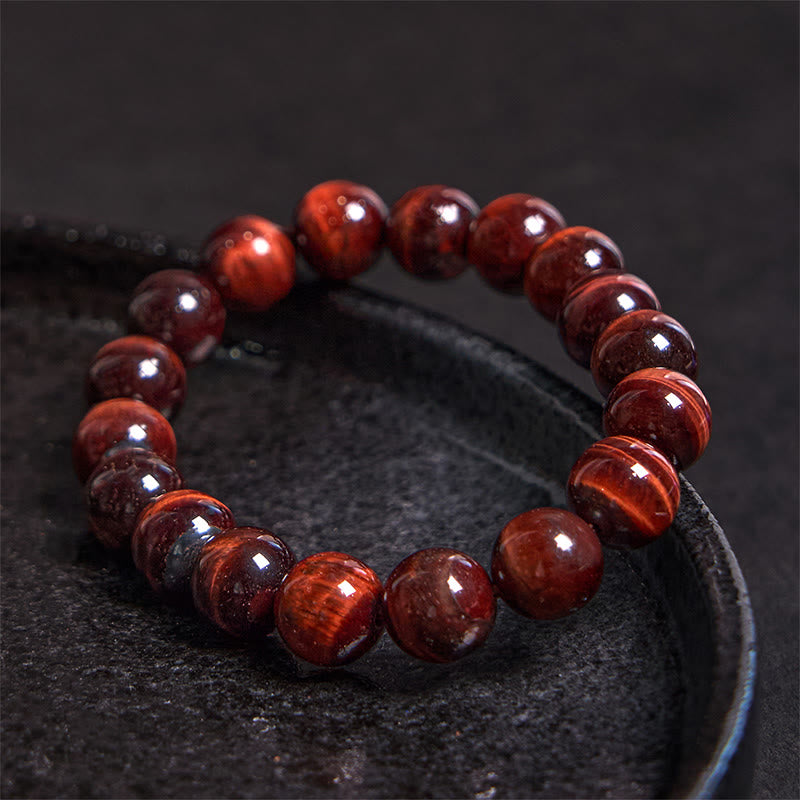 Wear FengShui Natural Tiger Eye Healing Bead Bracelet