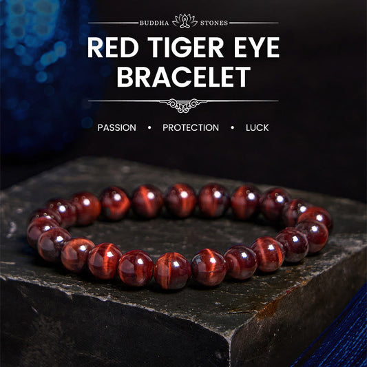 Wear FengShui Natural Tiger Eye Healing Bead Bracelet