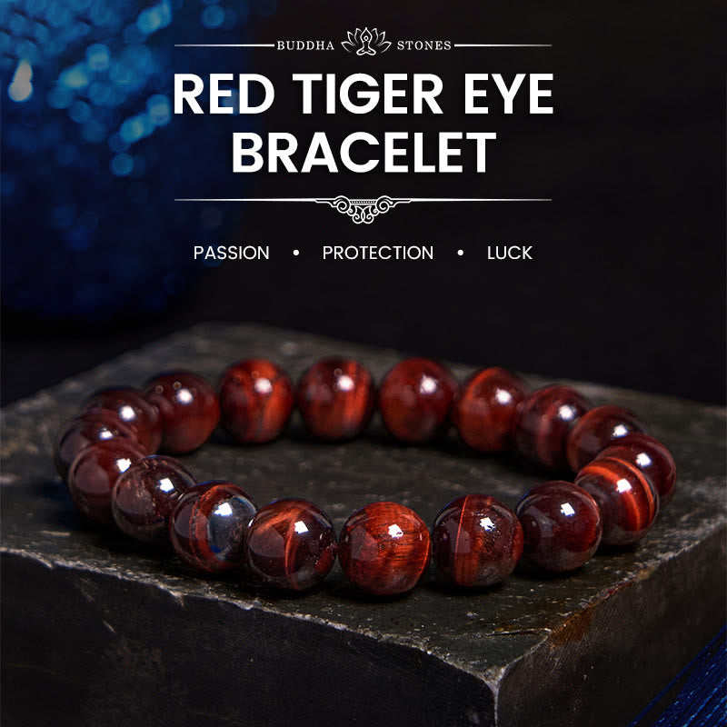 Wear FengShui Natural Tiger Eye Healing Bead Bracelet