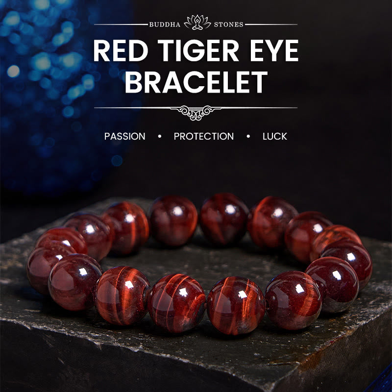 Wear FengShui Natural Tiger Eye Healing Bead Bracelet