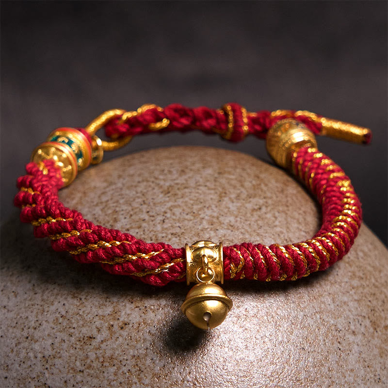 Wear FengShui Tibetan Om Mani Padme Hum Carved Zakiram Goddess of Wealth Charm Amulet Bracelet