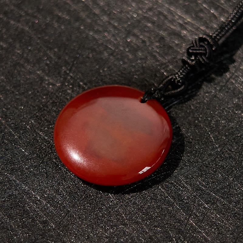 Wear FengShui Vairocana Tathagata Sanskrit Mantra Various Crystal Black Obsidian Green Aventurine Strength Necklace Pendant