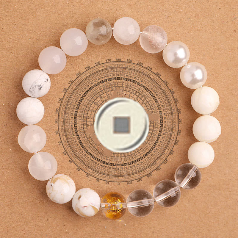 Wear FengShui Five Elements Various Agate Balance Luck Bracelet