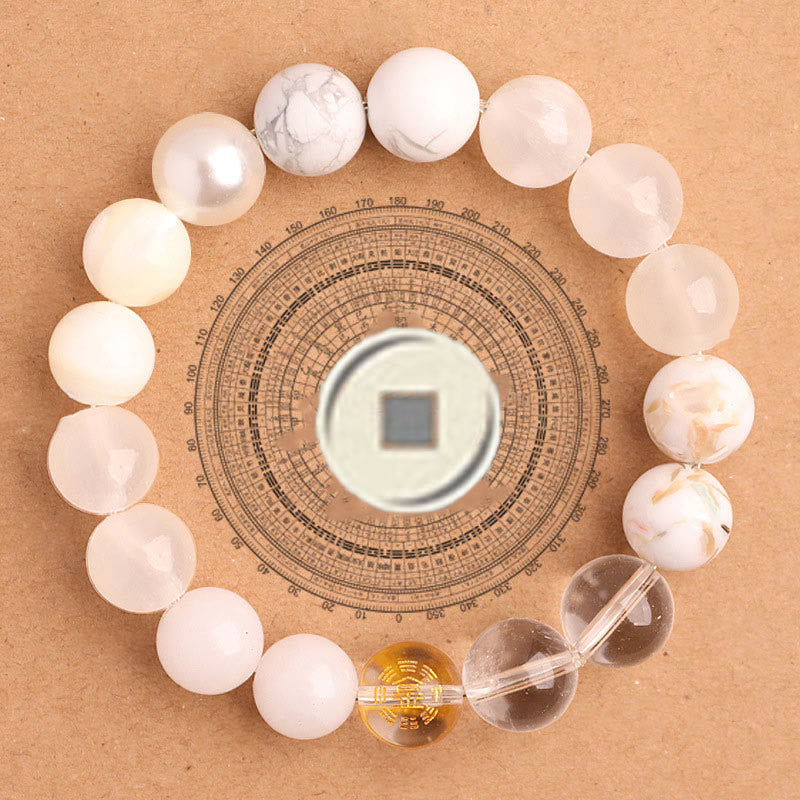 Wear FengShui Five Elements Various Agate Balance Luck Bracelet