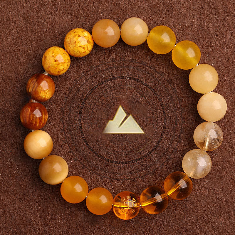Wear FengShui Five Elements Various Agate Balance Luck Bracelet