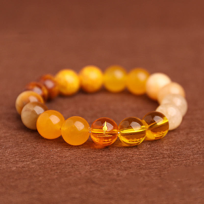 Wear FengShui Five Elements Various Agate Balance Luck Bracelet