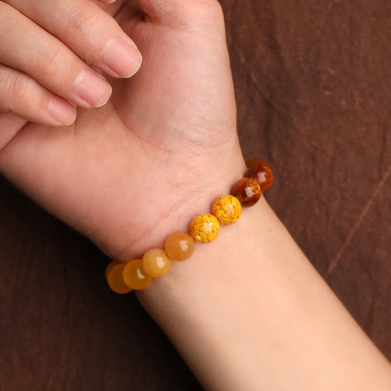 Wear FengShui Five Elements Various Agate Balance Luck Bracelet
