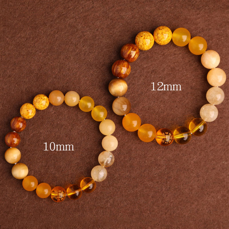 Wear FengShui Five Elements Various Agate Balance Luck Bracelet