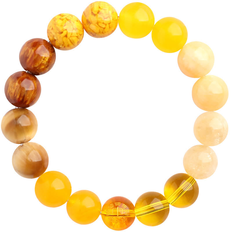 Wear FengShui Five Elements Various Agate Balance Luck Bracelet