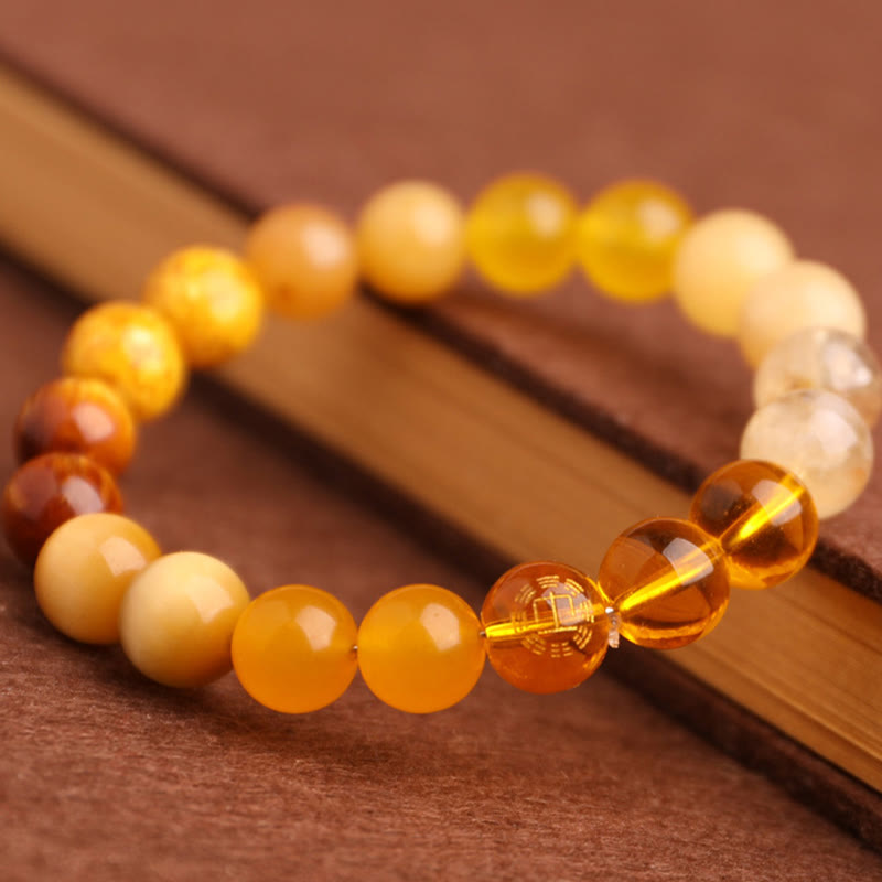Wear FengShui Five Elements Various Agate Balance Luck Bracelet