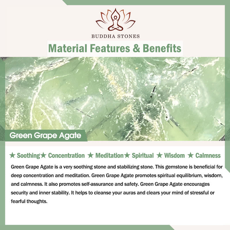 Wear FengShui Five Elements Various Agate Crystal Green Phantom Rutilated Quartz Green Grape Agate Malachite Luck Bracelet