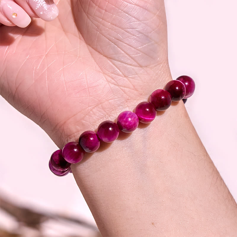 Wear FengShui Red Tiger Eye Calm Bracelet
