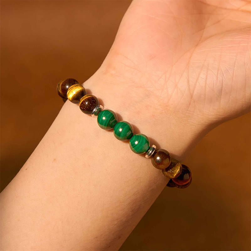 Wear FengShui Tiger Eye Green Tiger Eye Courage Bracelet