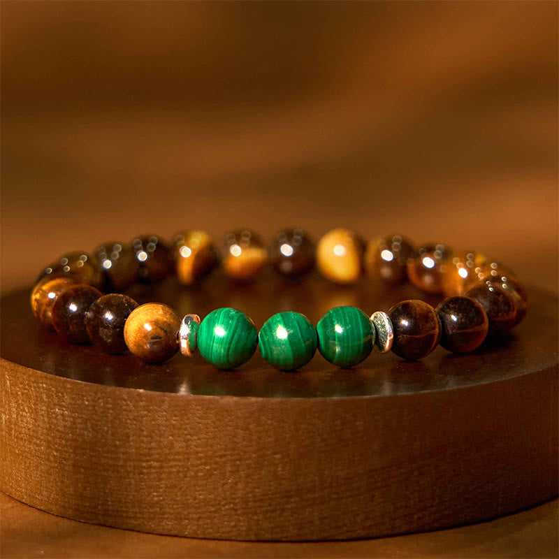 Wear FengShui Tiger Eye Green Tiger Eye Courage Bracelet