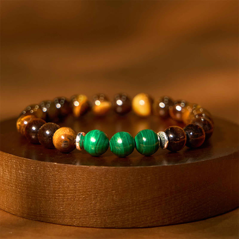 Wear FengShui Tiger Eye Green Tiger Eye Courage Bracelet