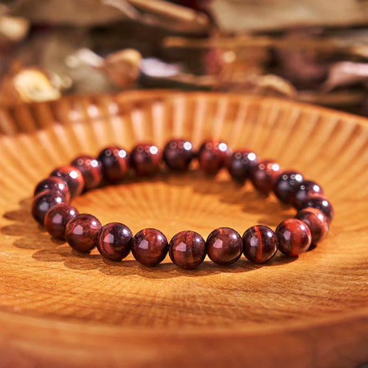 Wear FengShui Natural Tiger Eye Healing Bead Bracelet