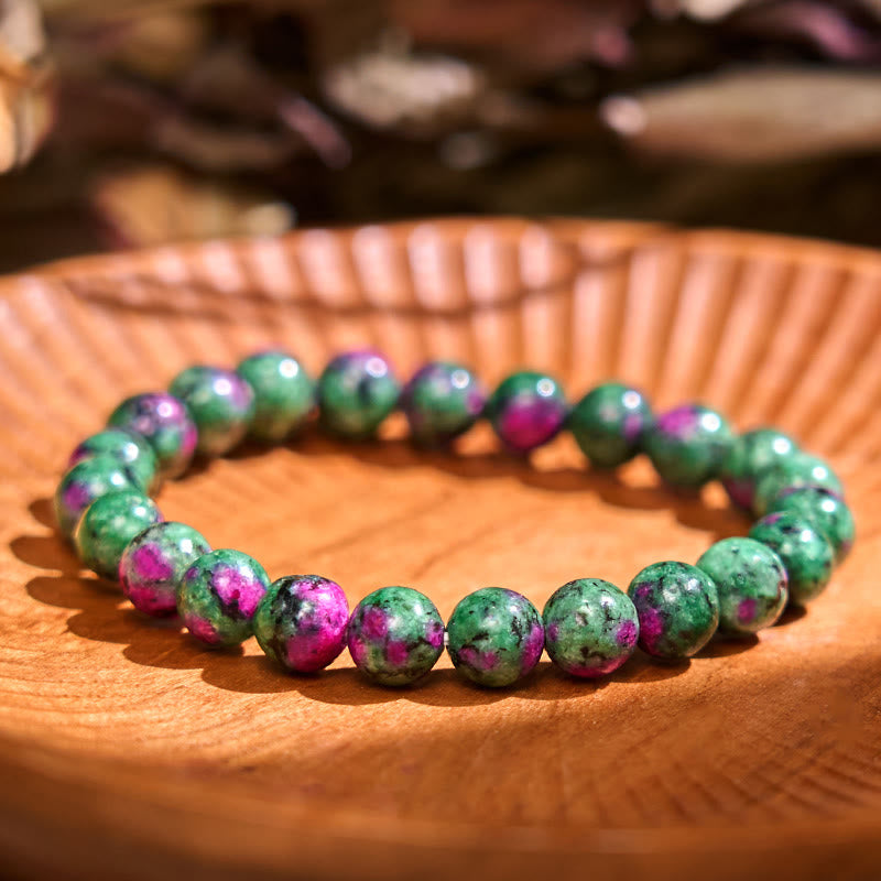 Wear FengShui Ruby Zoisite Connection Bracelet