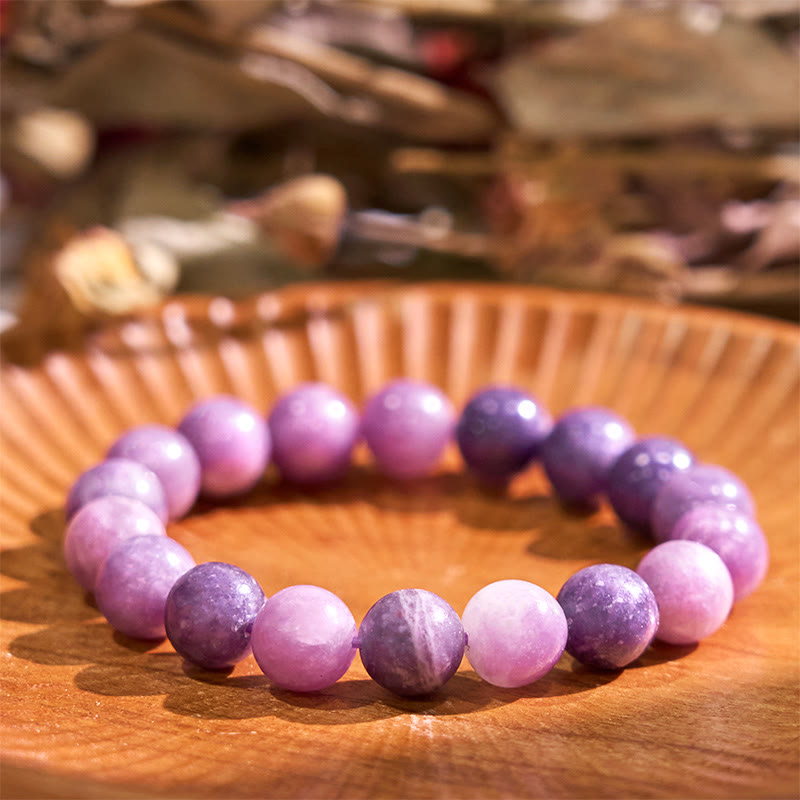 Wear FengShui Purple Mica Stone Positive Bracelet