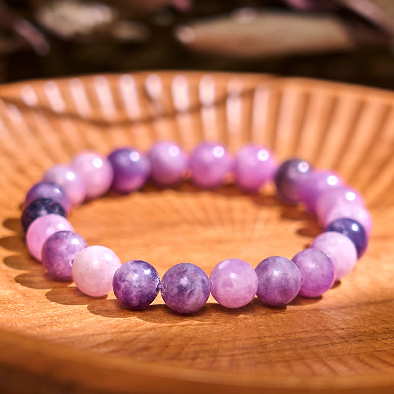 Wear FengShui Purple Mica Stone Positive Bracelet