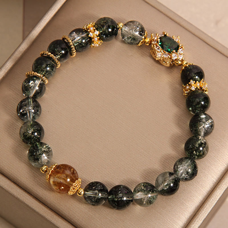 Wear FengShui Green Phantom Green Crystal Confidence Bracelet
