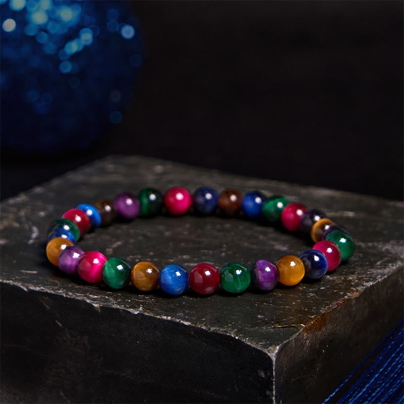 Wear FengShui Various Tiger Eye Confidence Bracelet