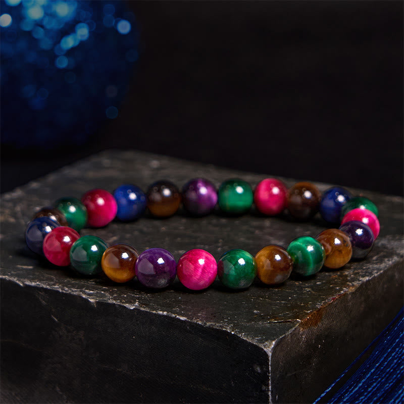 Wear FengShui Various Tiger Eye Confidence Bracelet