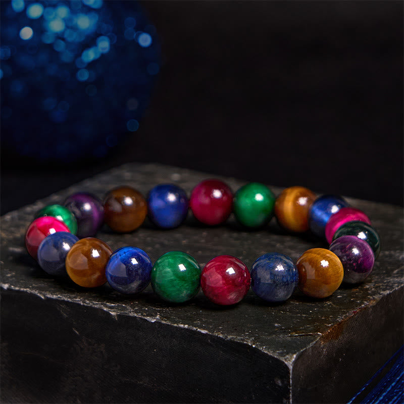 Wear FengShui Various Tiger Eye Confidence Bracelet