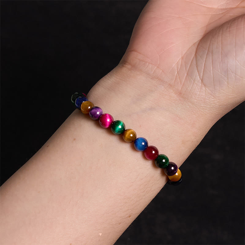 Wear FengShui Various Tiger Eye Confidence Bracelet