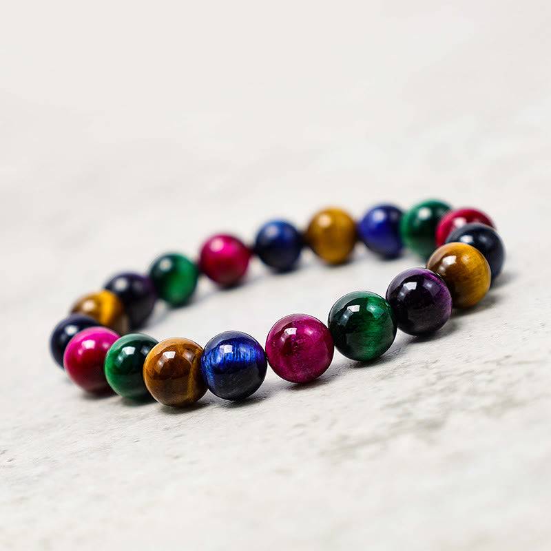 Wear FengShui Various Tiger Eye Confidence Bracelet