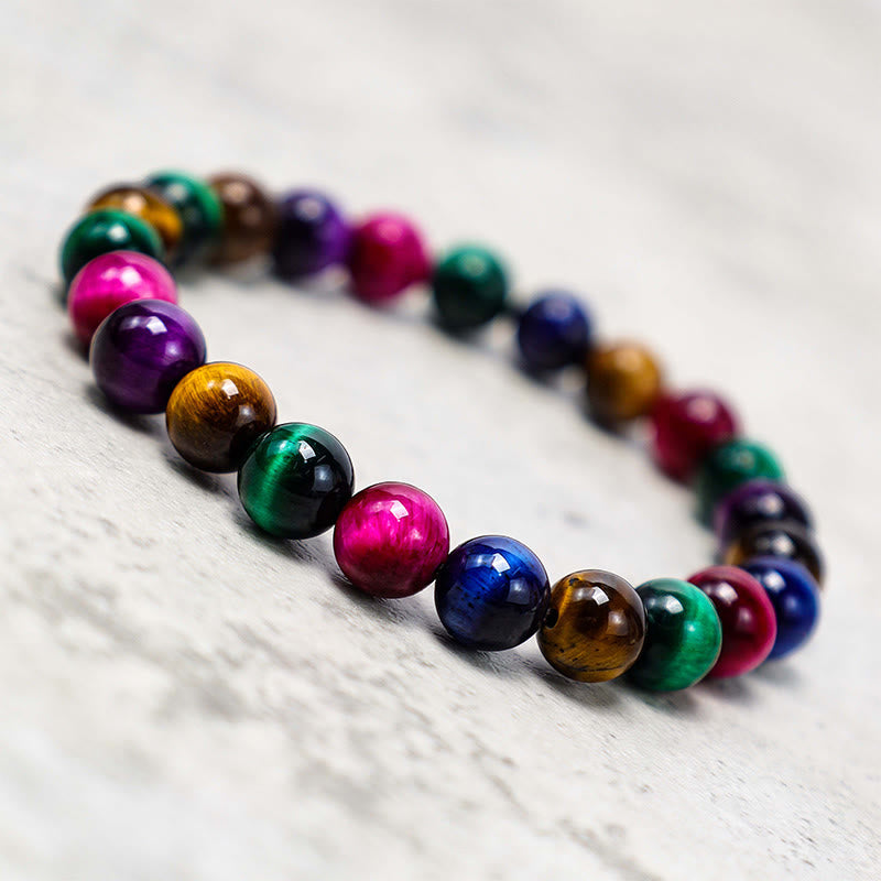 Wear FengShui Various Tiger Eye Confidence Bracelet