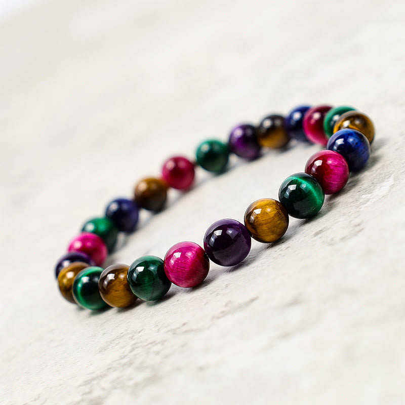 Wear FengShui Various Tiger Eye Confidence Bracelet