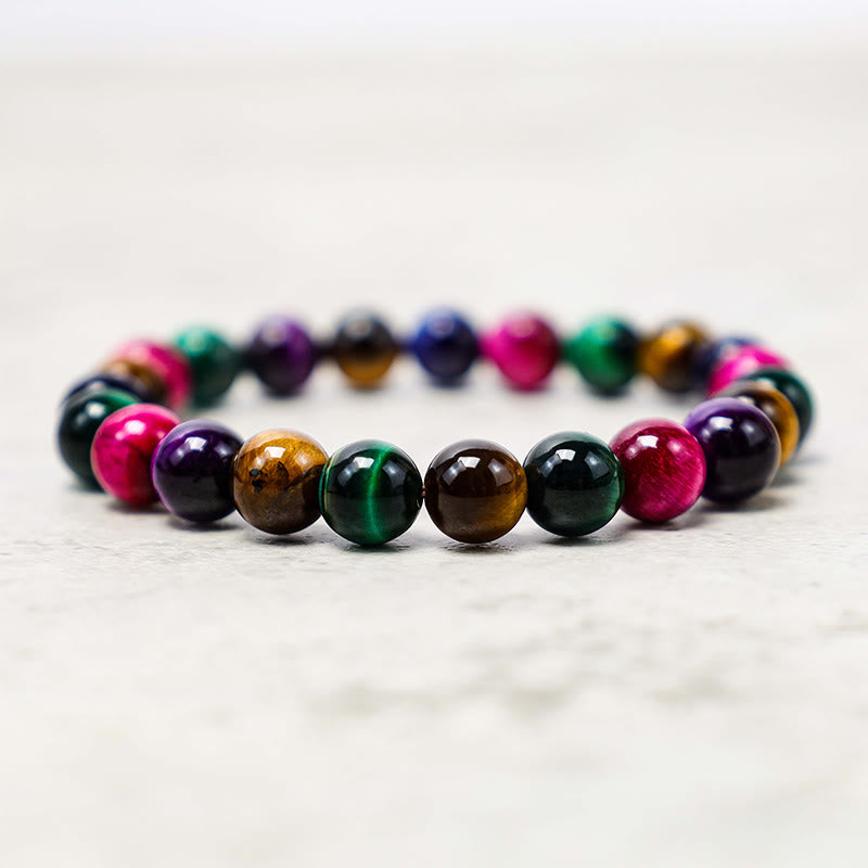 Wear FengShui Various Tiger Eye Confidence Bracelet