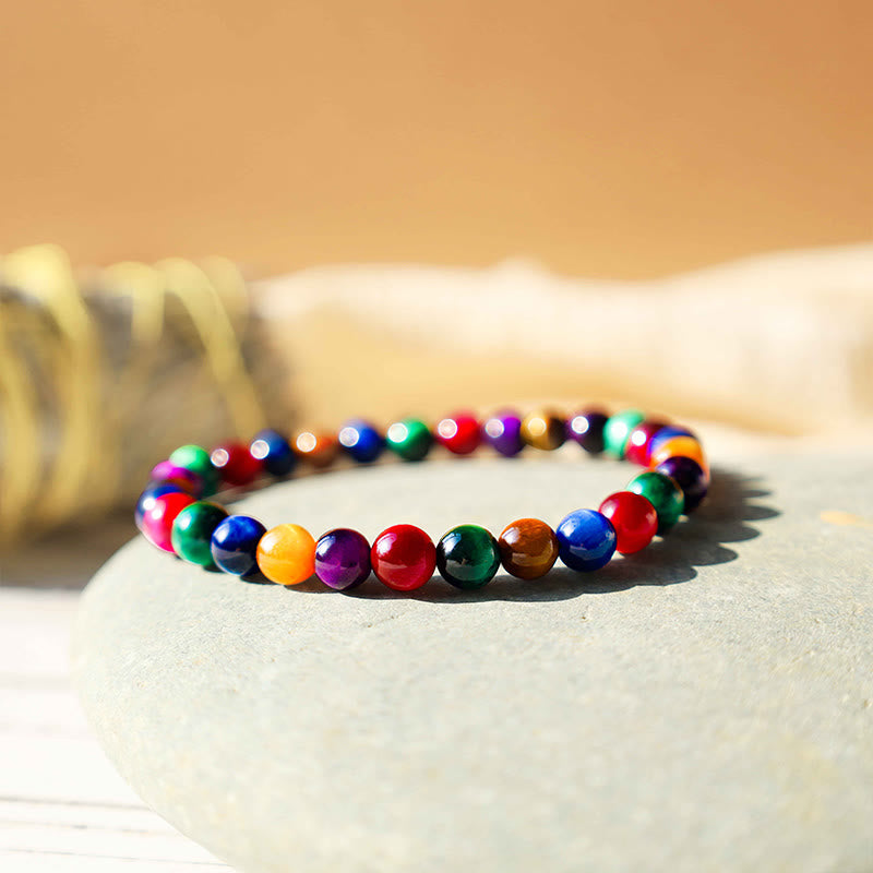 Wear FengShui Various Tiger Eye Confidence Bracelet