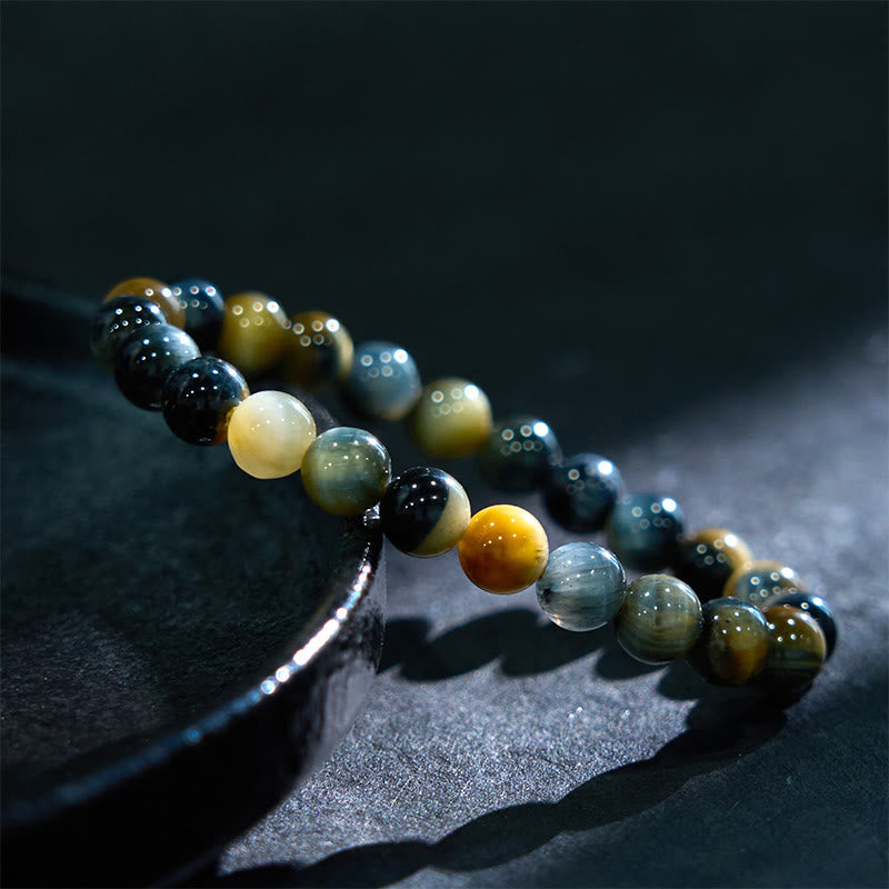 Wear FengShui Various Tiger Eye Confidence Bracelet