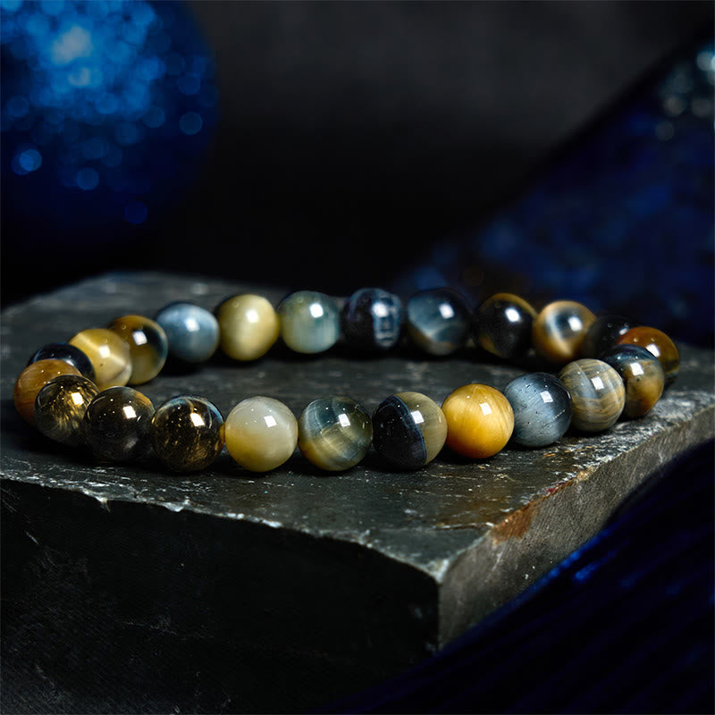 Wear FengShui Various Tiger Eye Confidence Bracelet