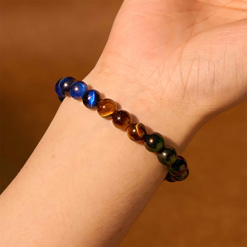 Wear FengShui Various Tiger Eye Confidence Bracelet