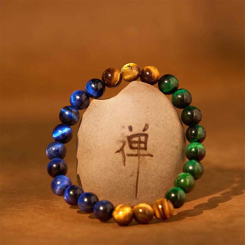Wear FengShui Various Tiger Eye Confidence Bracelet