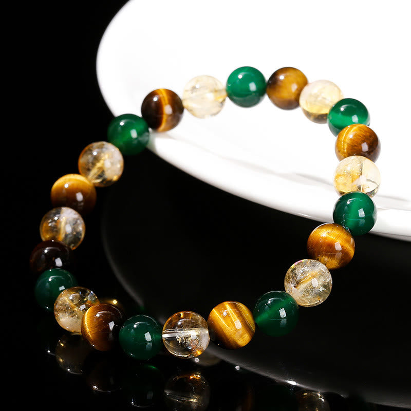 Wear FengShui Various Tiger Eye Confidence Bracelet