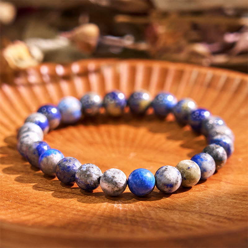 Wear FengShui Various Crystals Malachite Lazurite Lapis Lazuli Hemimorphite Calmness Bracelet