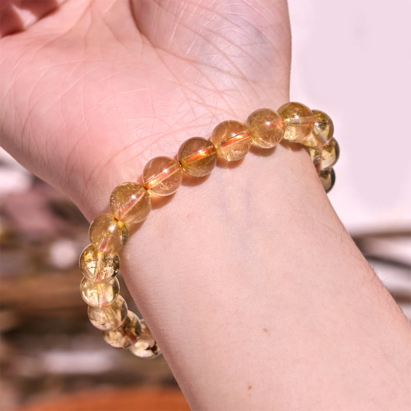 Wear FengShui Boost Confidence Yellow Series Happiness Positive Bracelet