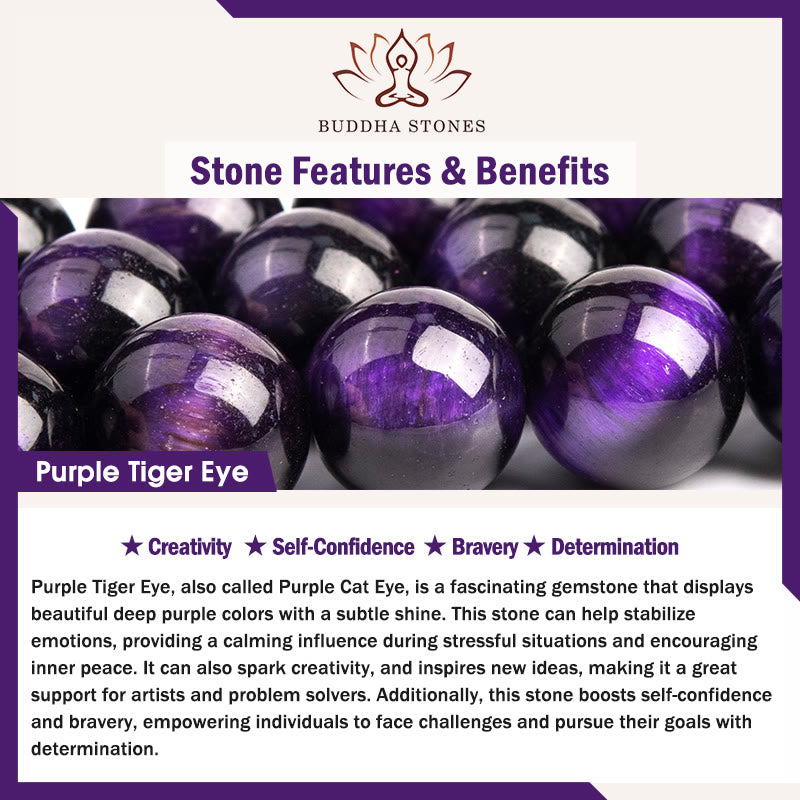 Wear FengShui Keep Calm Purple Series Healing Love Bracelet