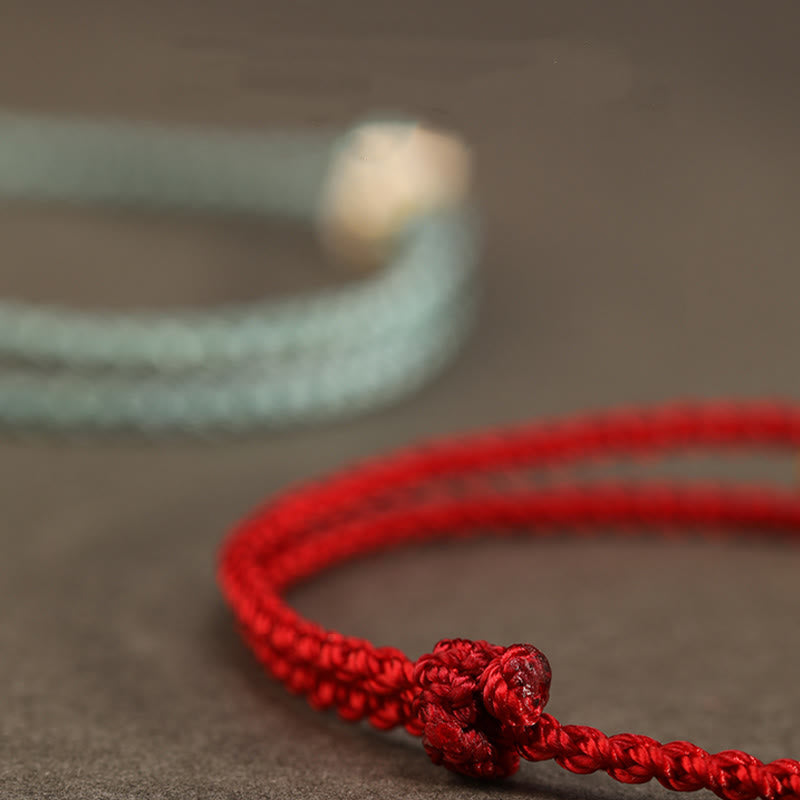Wear FengShui 999 Gold Year of the Snake Eternal Endless Knot Infinity Handmade Luck Bracelet