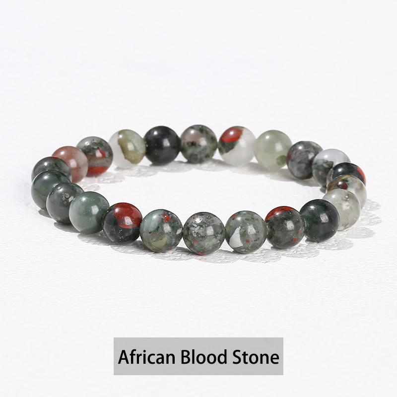 Wear FengShui Various Crystal Stone Amethyst Green Aventurine Rose Quartz Healing Bracelet
