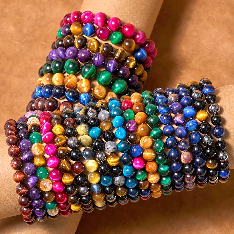 Wear FengShui Various Tiger Eye Confidence Bracelet