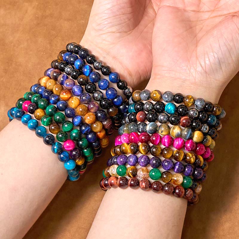Wear FengShui Various Tiger Eye Confidence Bracelet