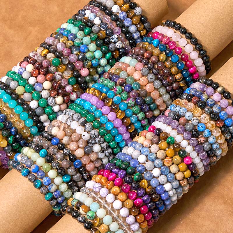 Wear FengShui Various Crystals Malachite Lazurite Lapis Lazuli Hemimorphite Calmness Bracelet