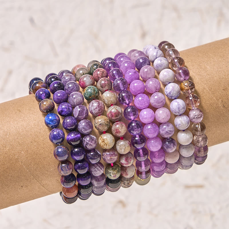 Wear FengShui Keep Calm Purple Series Healing Love Bracelet